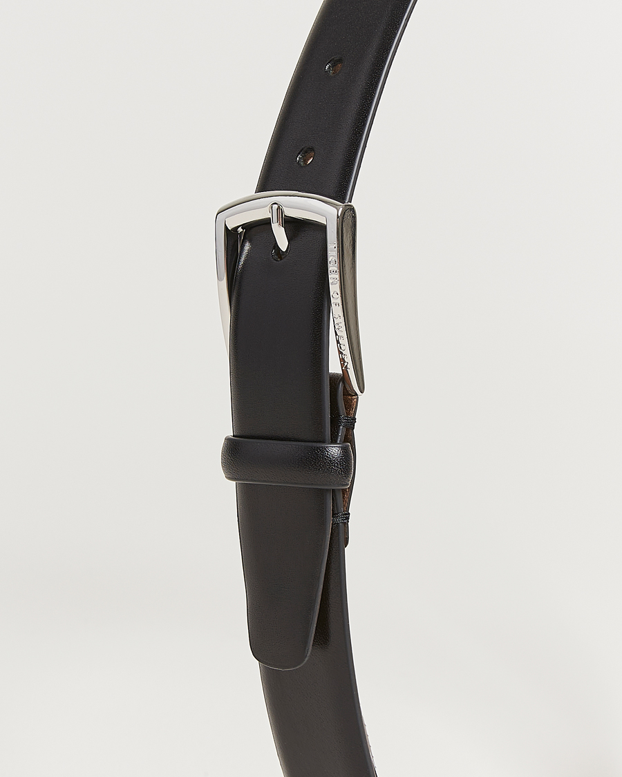 Homme | Ceintures | Tiger of Sweden | Asenby Leather 3 cm Belt Black