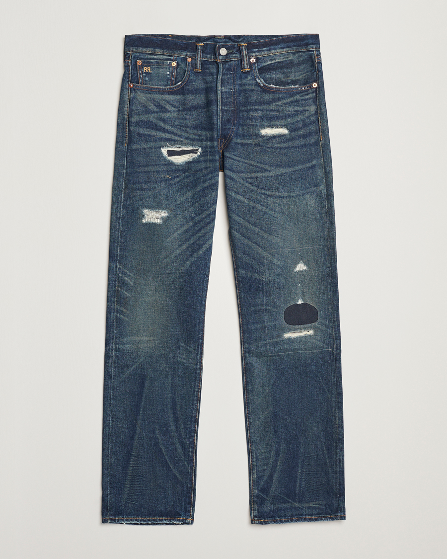 Homme | Jeans | RRL | Straight Fit 5-Pocket Denim Hawley Wash