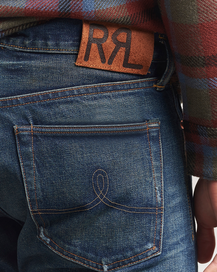 Homme | Jeans | RRL | Straight Fit 5-Pocket Denim Hawley Wash