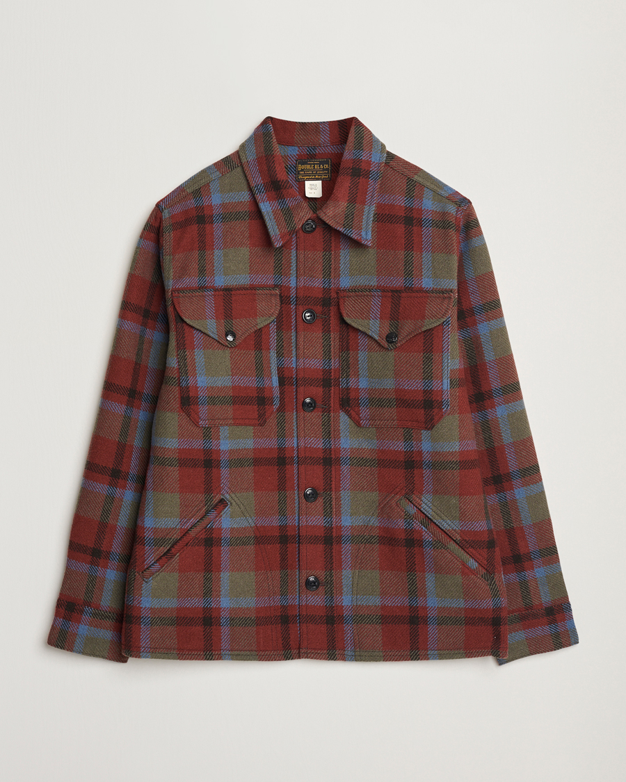 Homme | Manteaux Et Vestes | RRL | Ace Cruiser Unlined Jacket Maroon Plaid