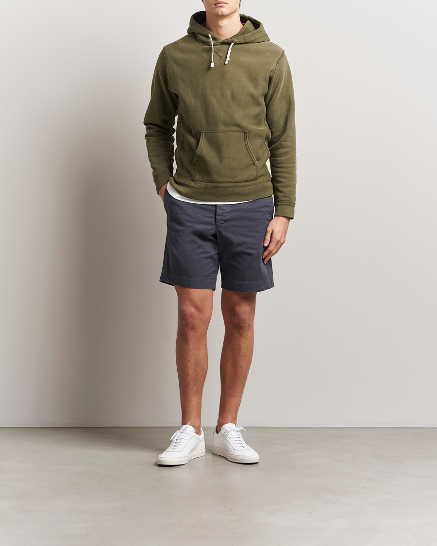 Homme | Shorts | RRL | Officers Flat Shorts Navy