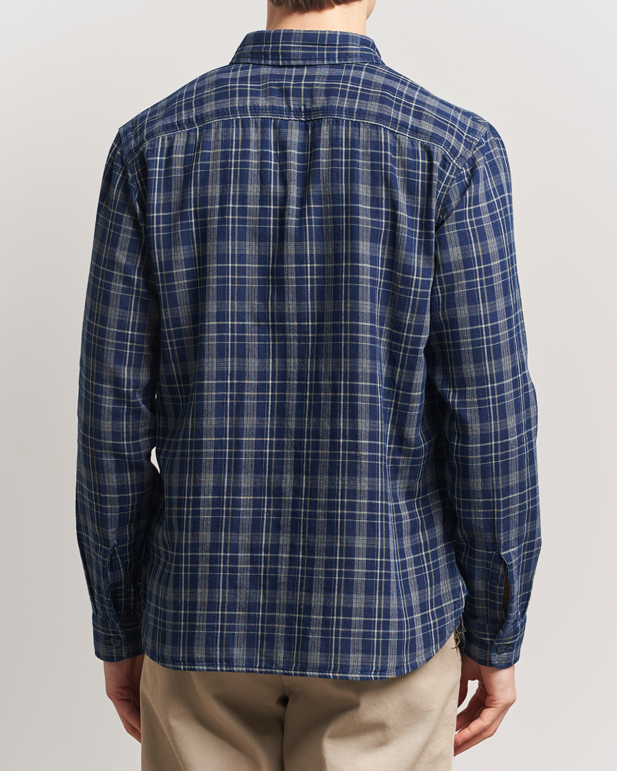 Homme | Chemises | RRL | Matlock Double Pocket Shirt Indigo Plaid
