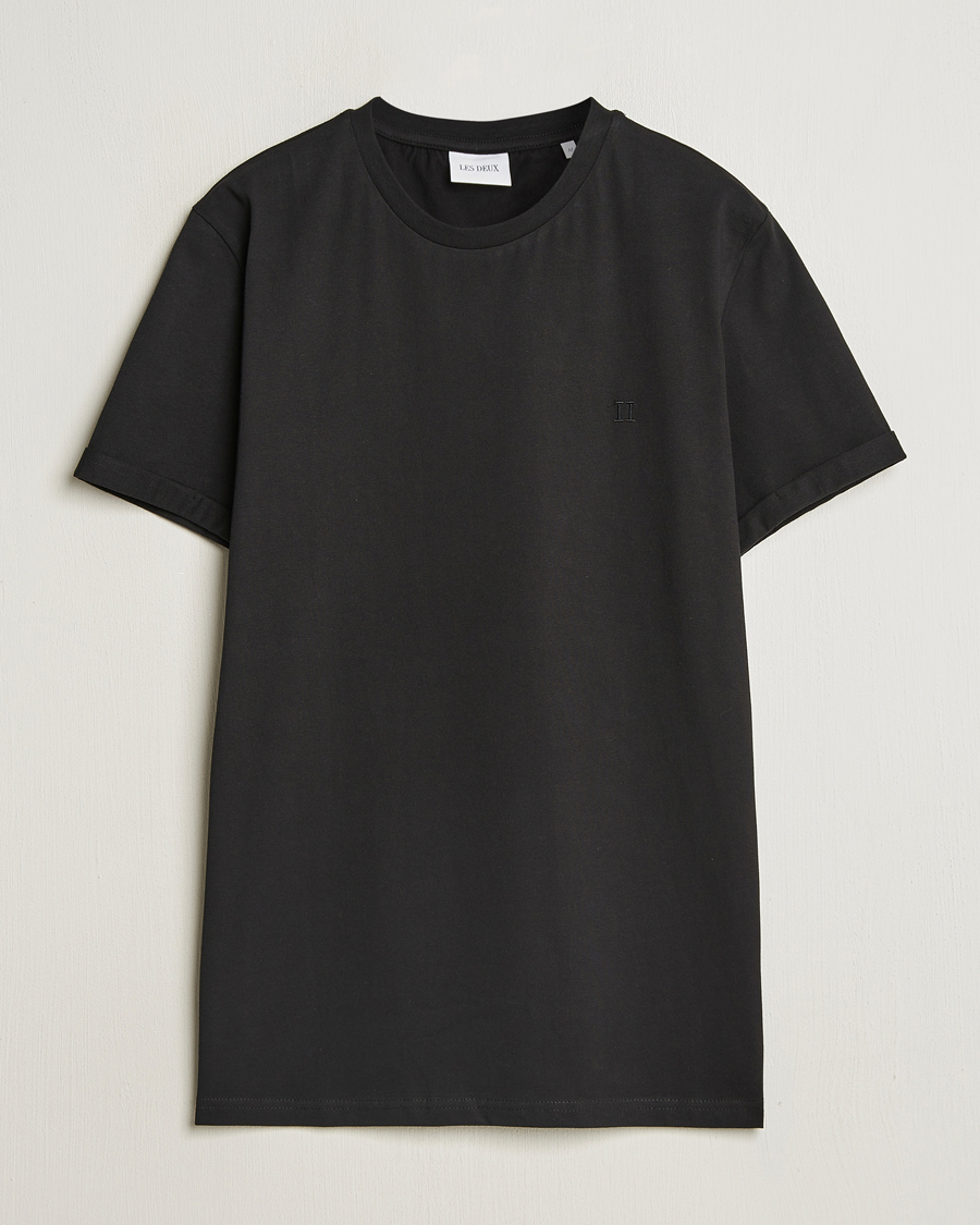 Homme | T-shirts | LES DEUX | Nørregaard Tonal T-Shirt Black