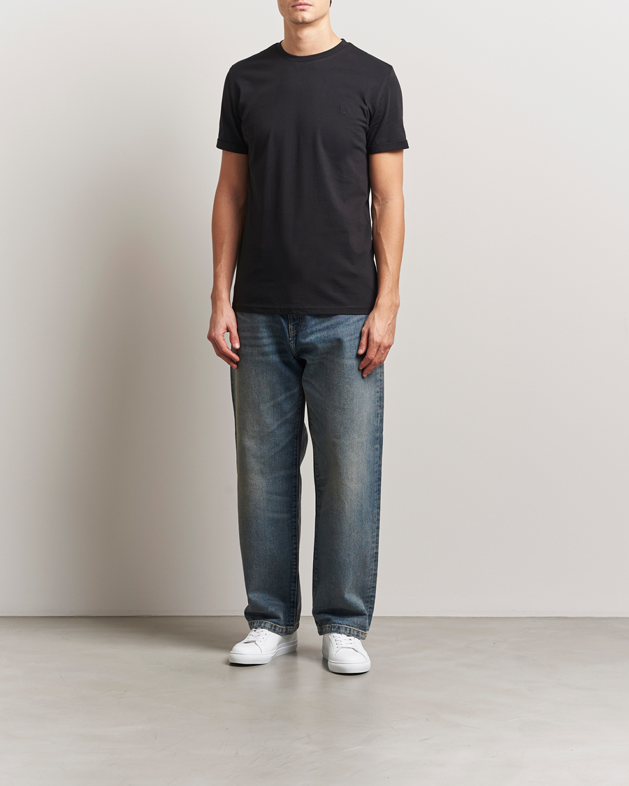 Homme | T-shirts | LES DEUX | Nørregaard Tonal T-Shirt Black