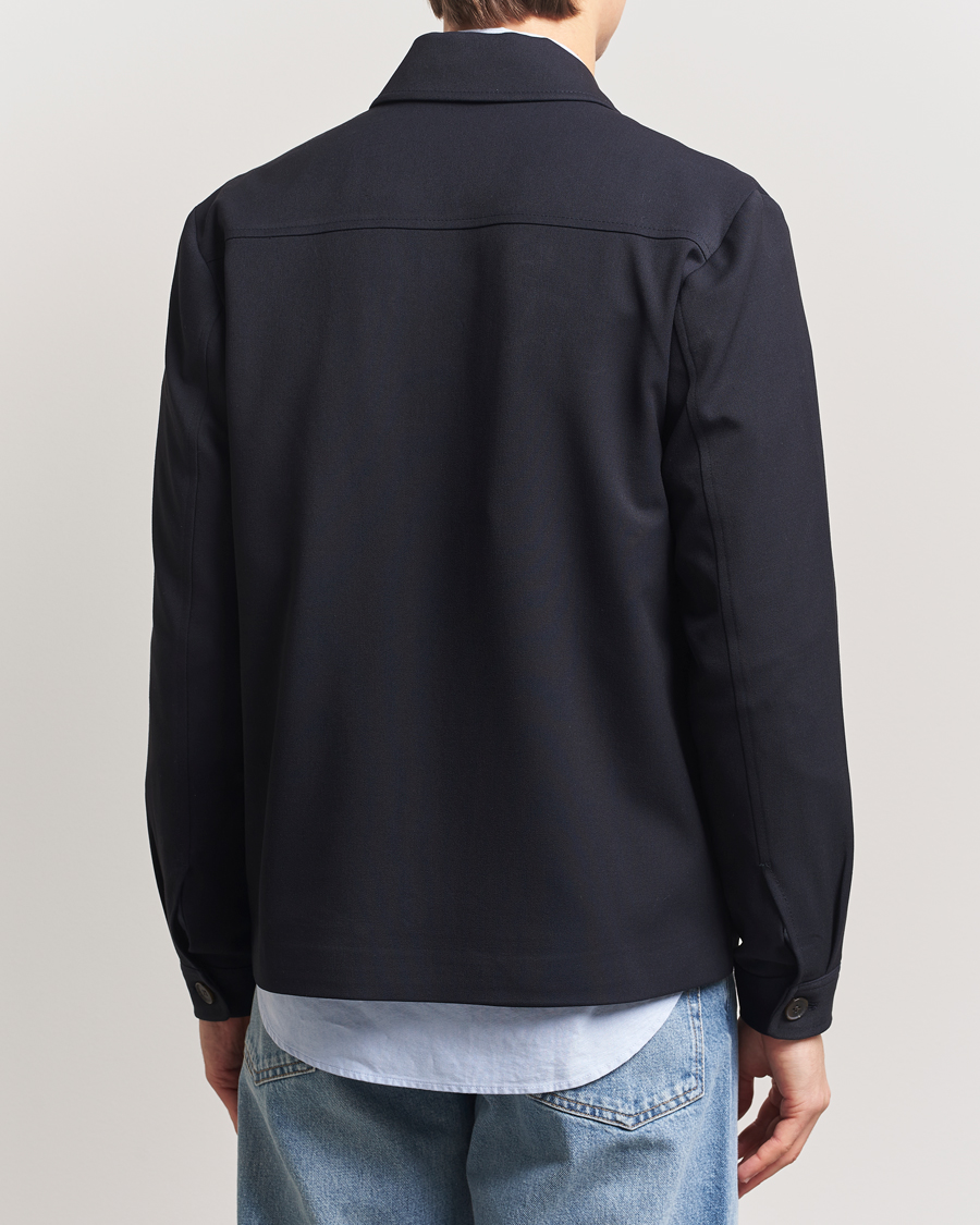 Homme | Chemises | LES DEUX | Marsielle Hybrid Jacket Dark Navy
