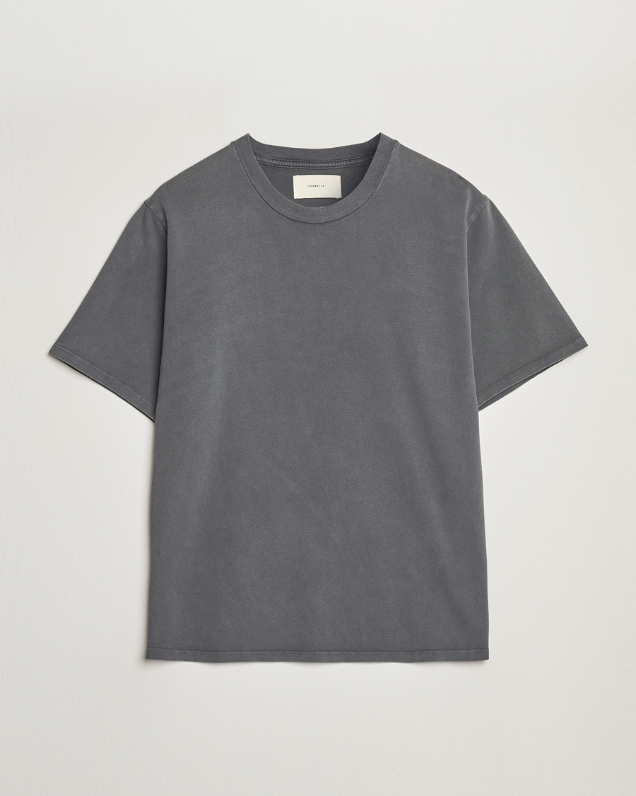Homme | T-shirts | Jeanerica | Delon Crew Neck T-Shirt Washed Black