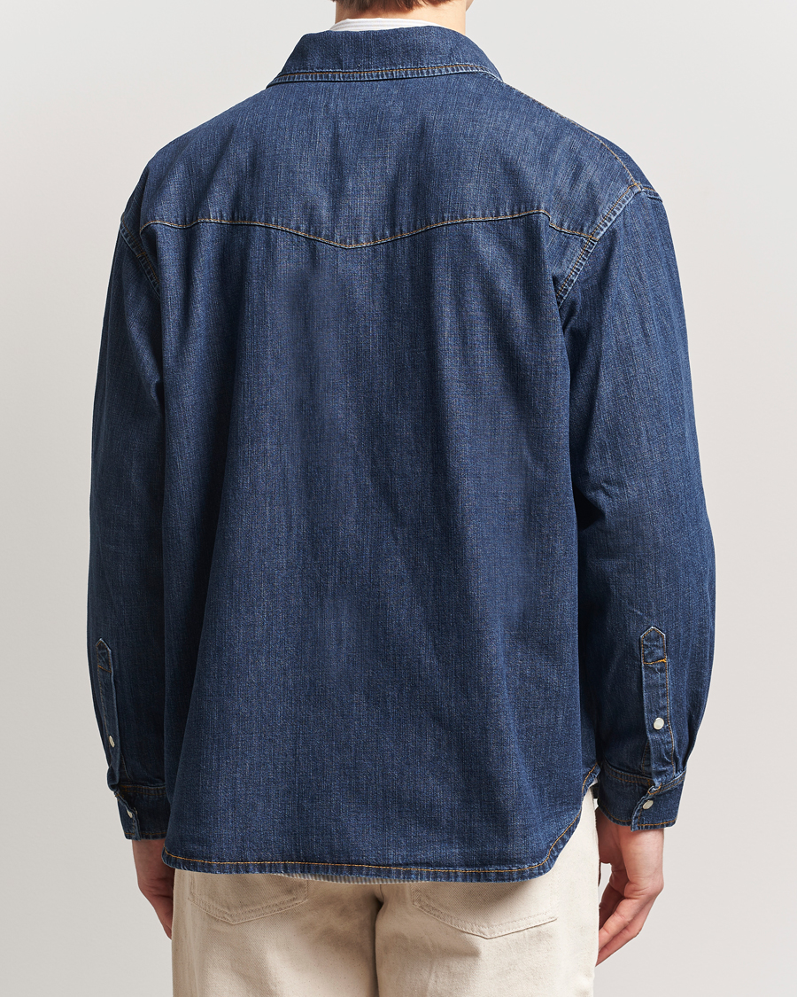 Homme | Chemises | Jeanerica | Arno Denim Shirt Dark Blue Vintage