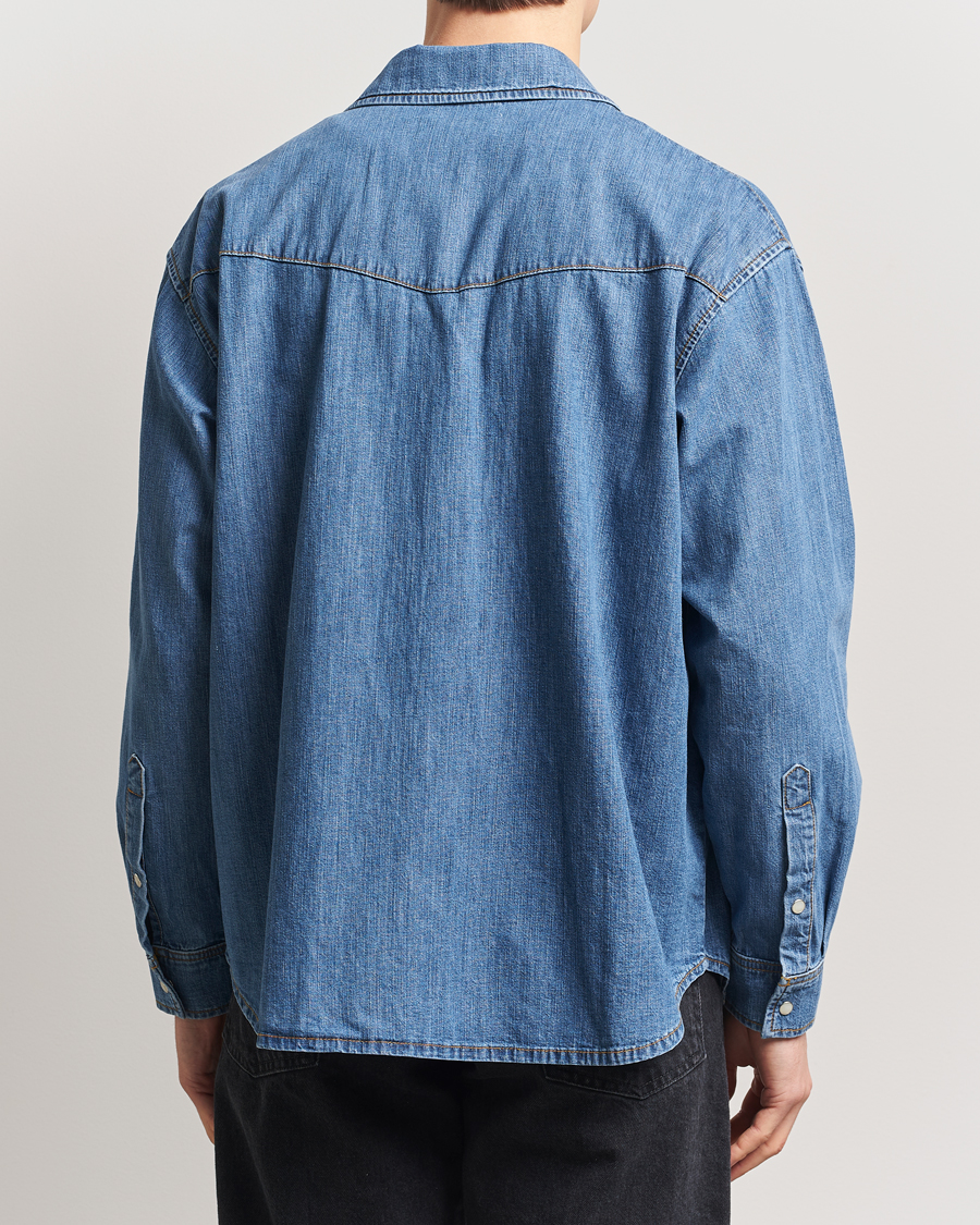 Homme | Chemises | Jeanerica | Arno Denim Shirt Light Blue Vintage