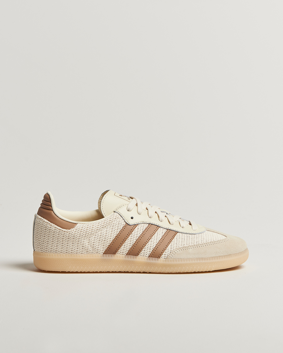 Homme | adidas Originals Samba Original Sneaker White/Brown | adidas Originals | Samba Original Sneaker White/Brown