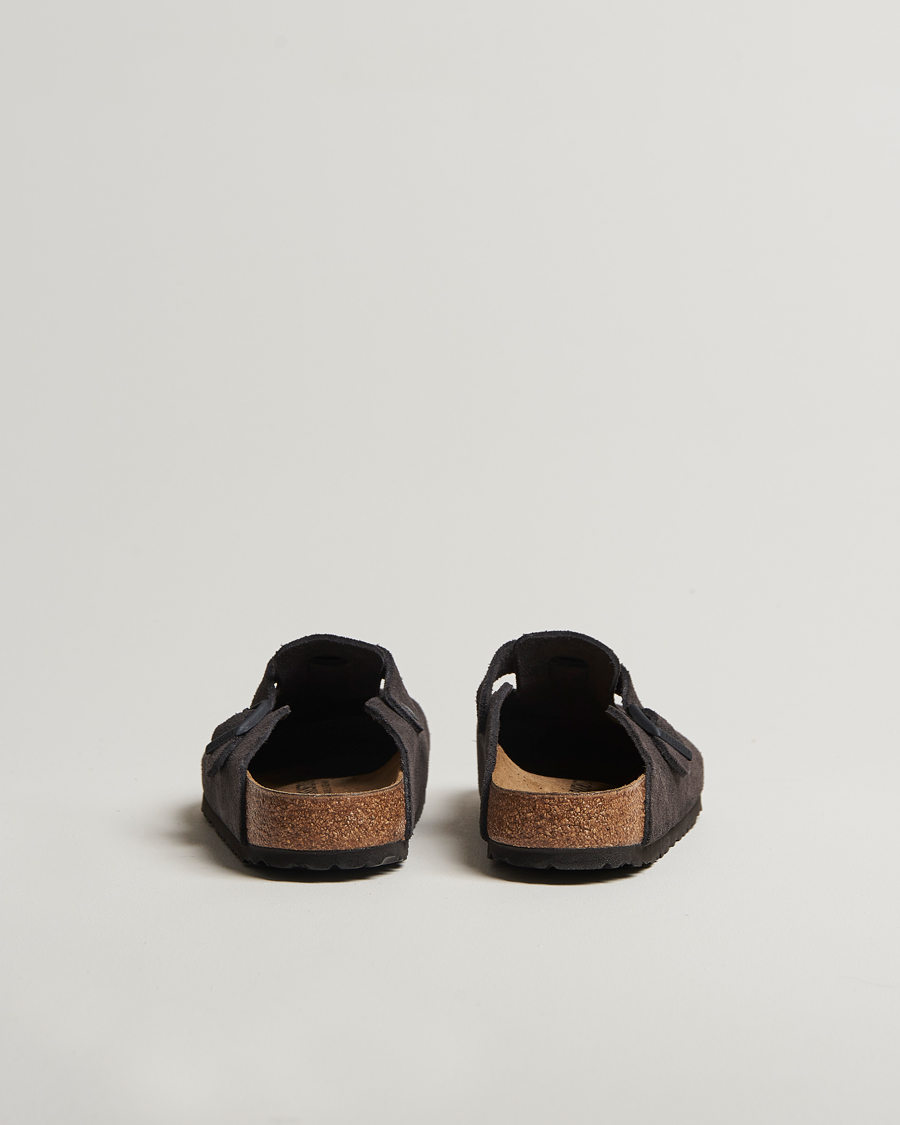 Homme | BIRKENSTOCK Boston Classic Footbed Velvet Grey Suede | BIRKENSTOCK | Boston Classic Footbed Velvet Grey Suede