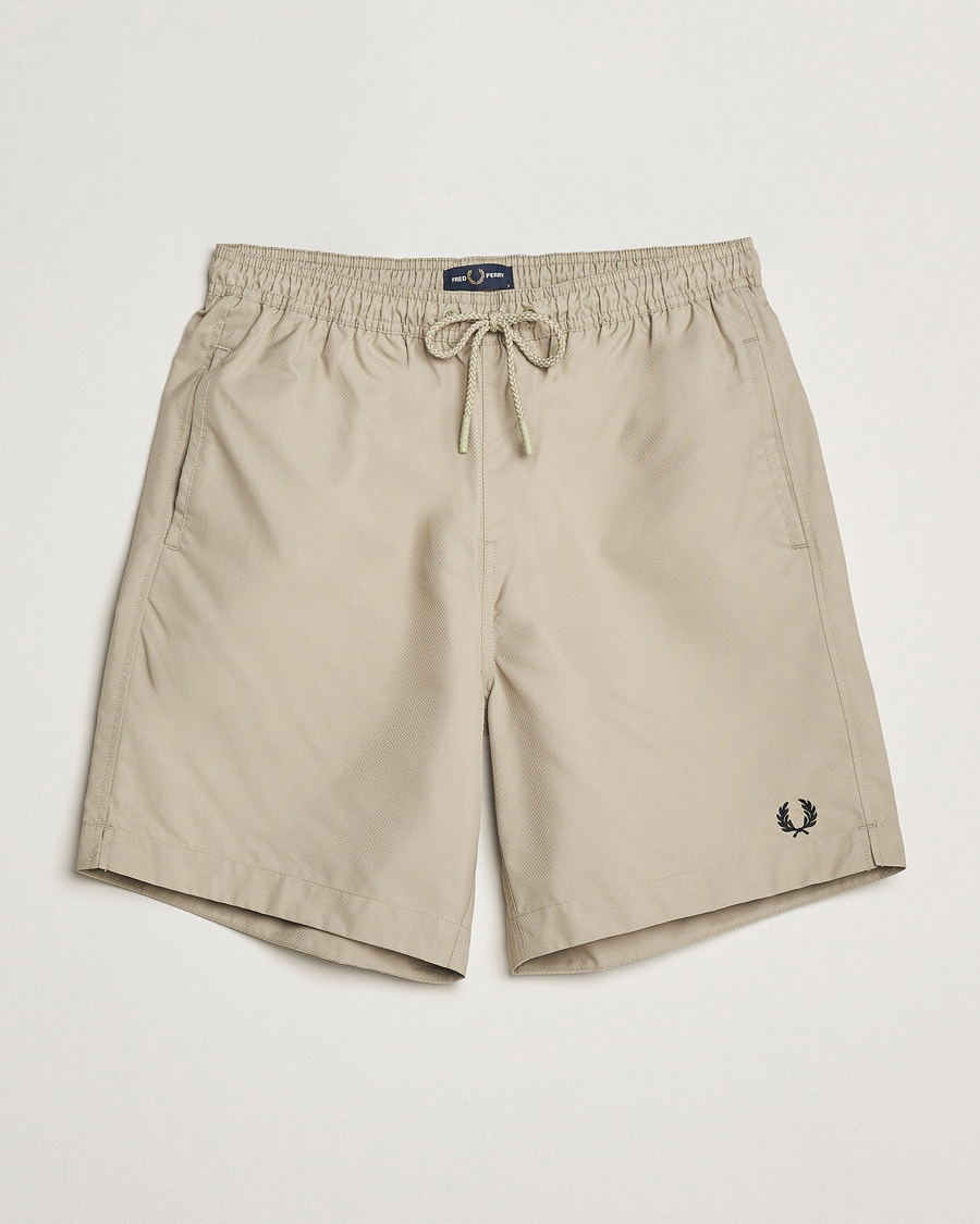 Homme | Maillots De Bain | Fred Perry | Classic Swimshorts Warm Grey