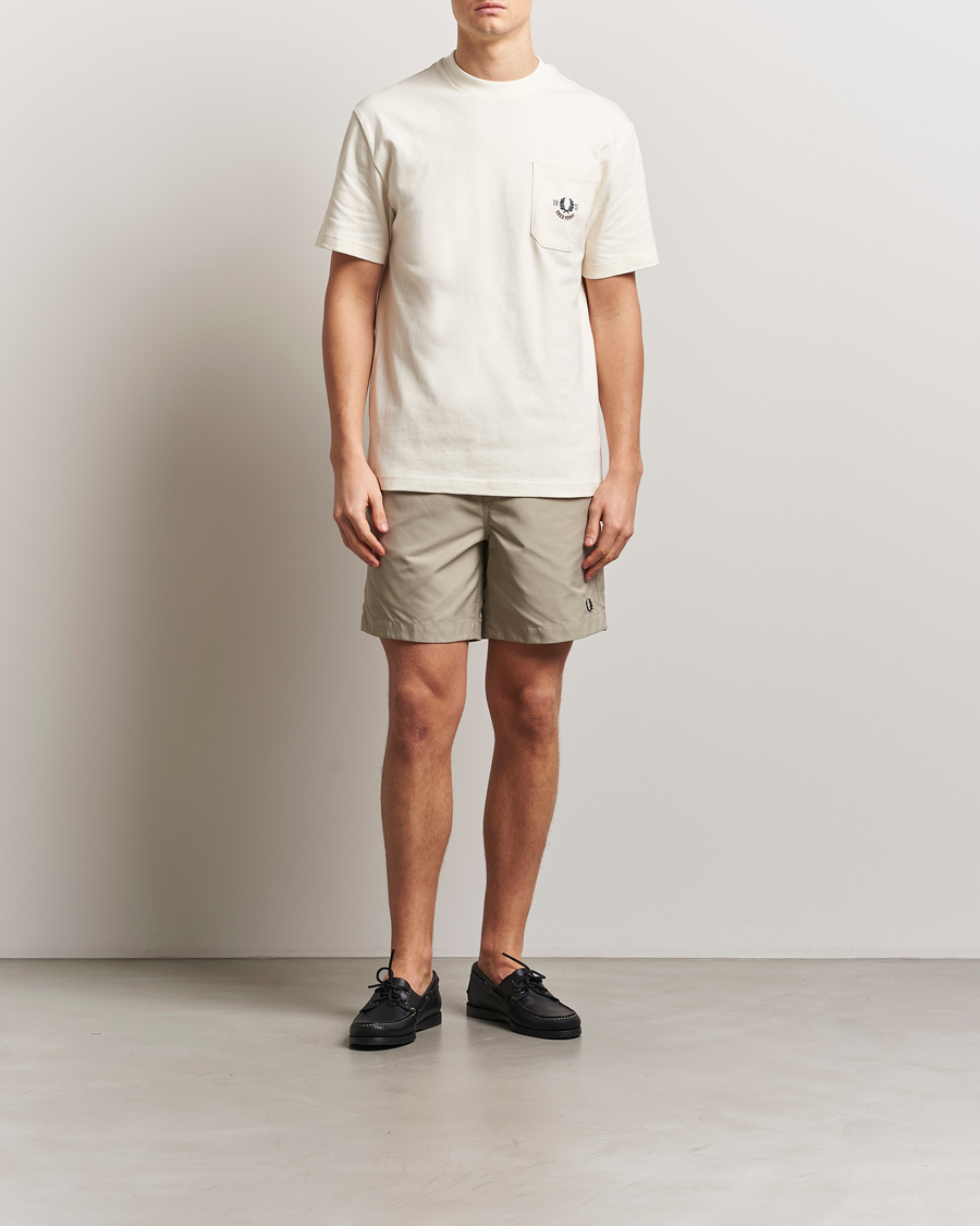 Homme | Maillots De Bain | Fred Perry | Classic Swimshorts Warm Grey
