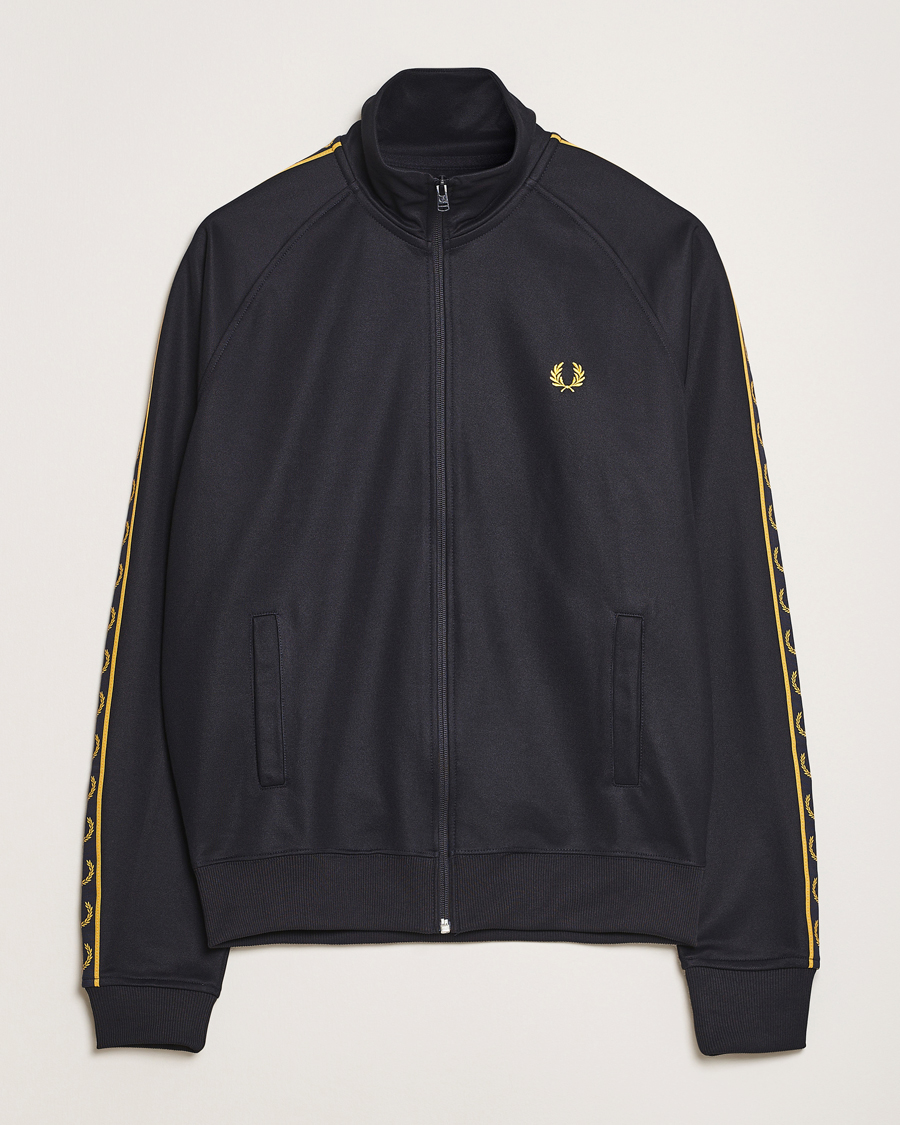 Homme | Pulls Et Tricots | Fred Perry | Taped Track Jacket Navy