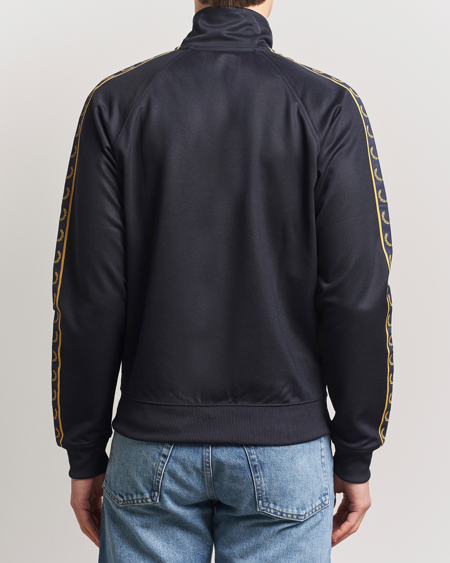 Homme | Pulls Et Tricots | Fred Perry | Taped Track Jacket Navy