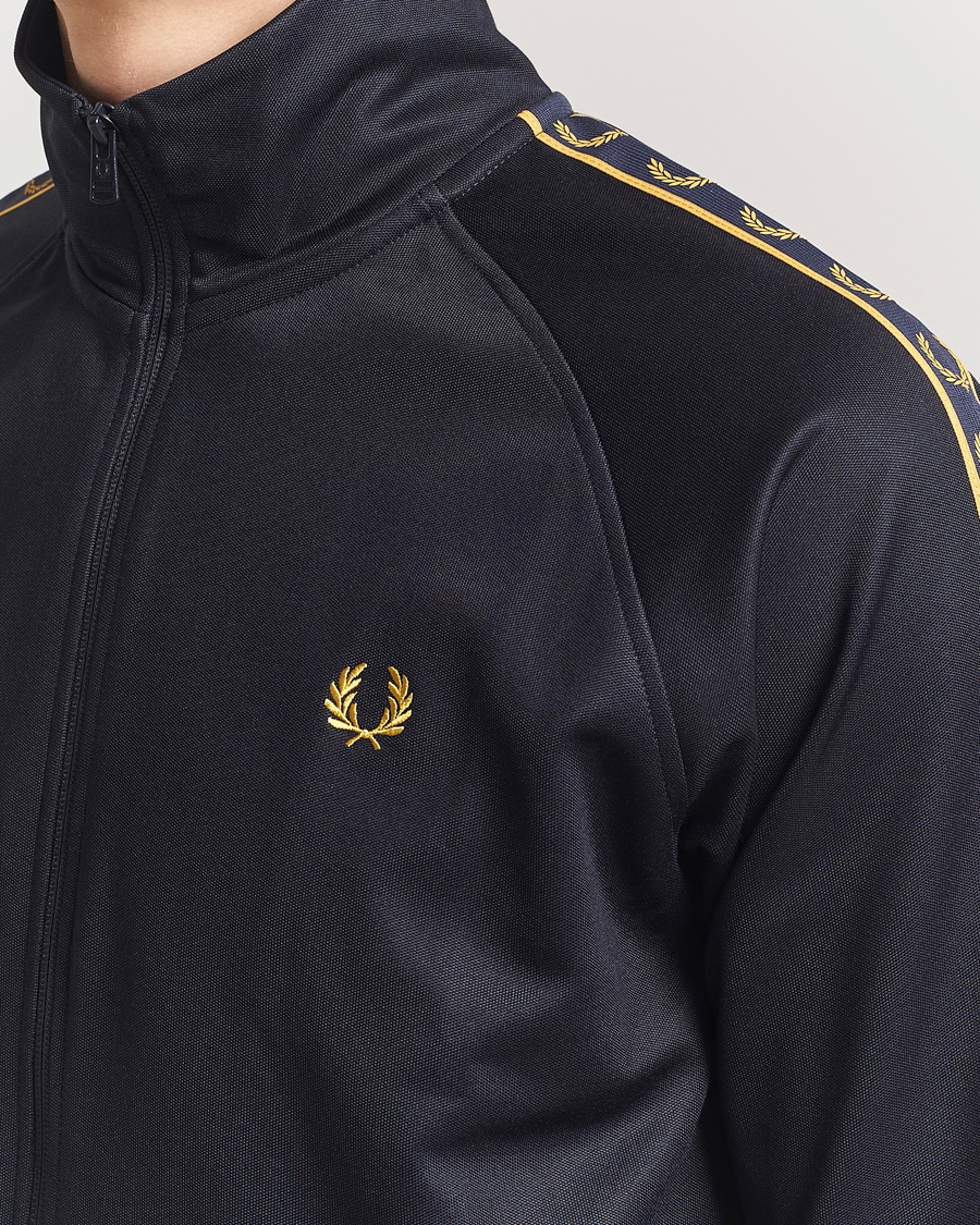 Homme | Pulls Et Tricots | Fred Perry | Taped Track Jacket Navy