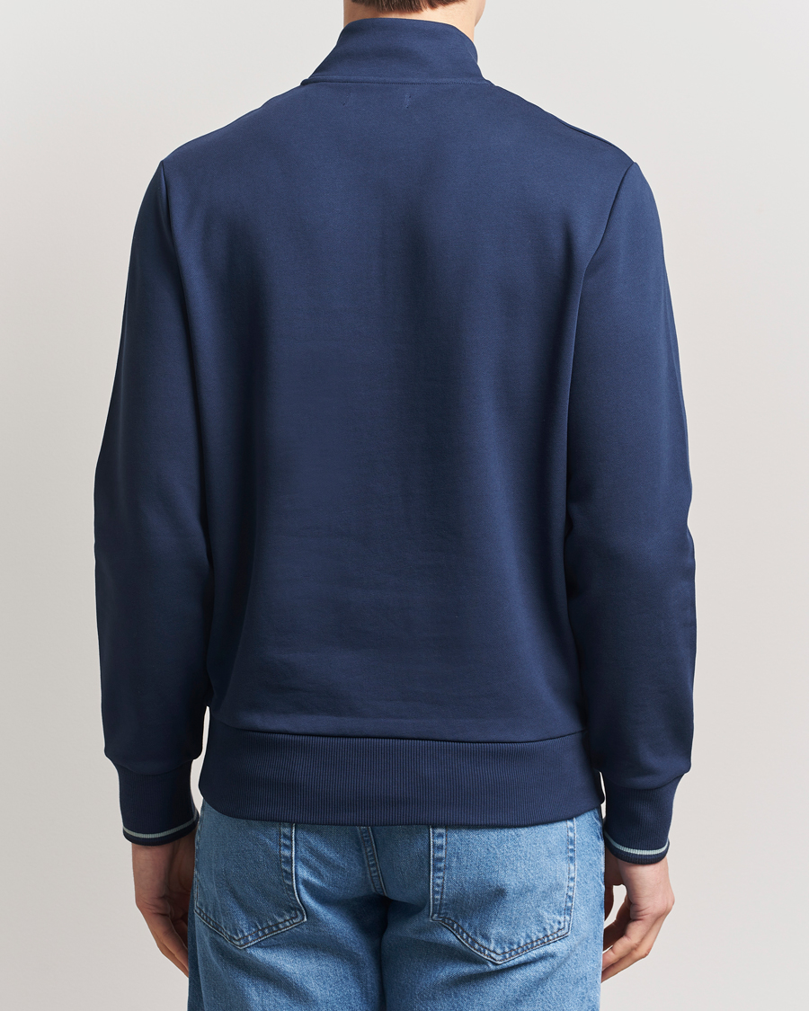 Homme | Pulls Et Tricots | Fred Perry | Half Zip Sweatshirt Tennis Blue