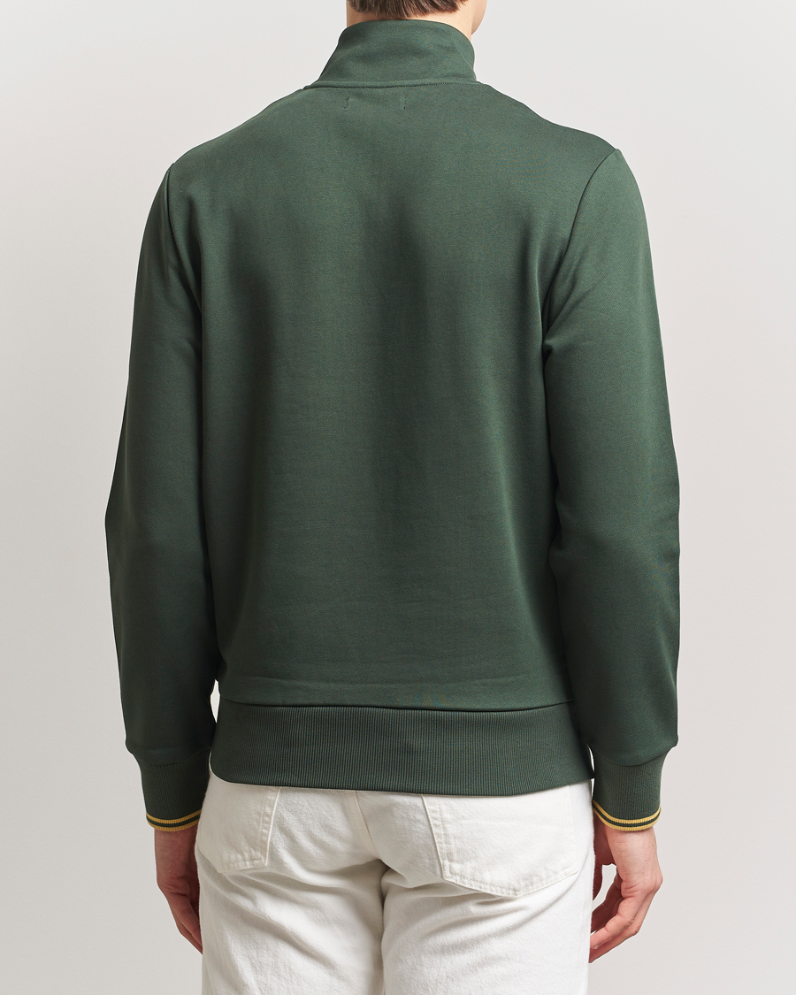Homme | Pulls Et Tricots | Fred Perry | Half Zip Sweatshirt Court Green