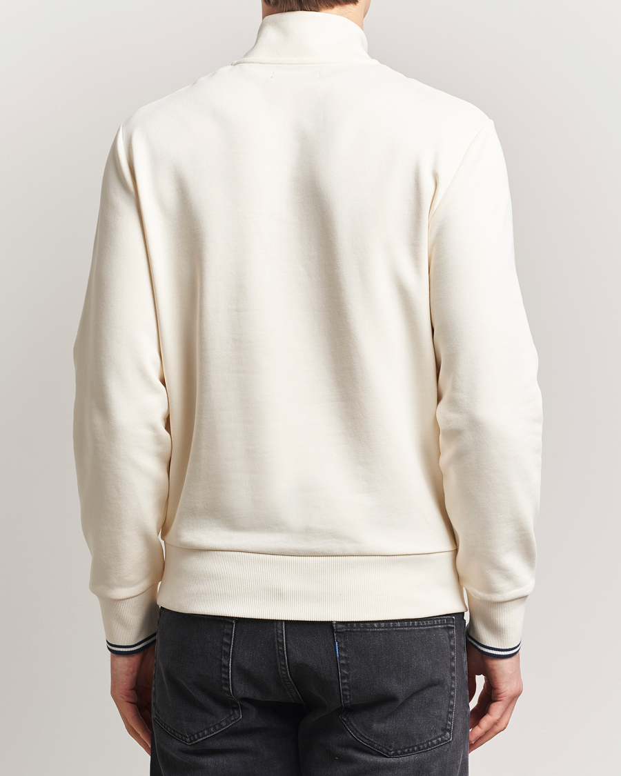Homme | Pulls Et Tricots | Fred Perry | Half Zip Sweatshirt Ecru
