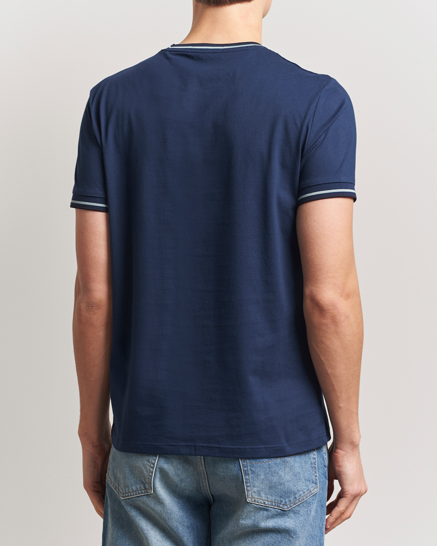 Homme | T-shirts | Fred Perry | Twin Tipped T-Shirt Tennis Blue