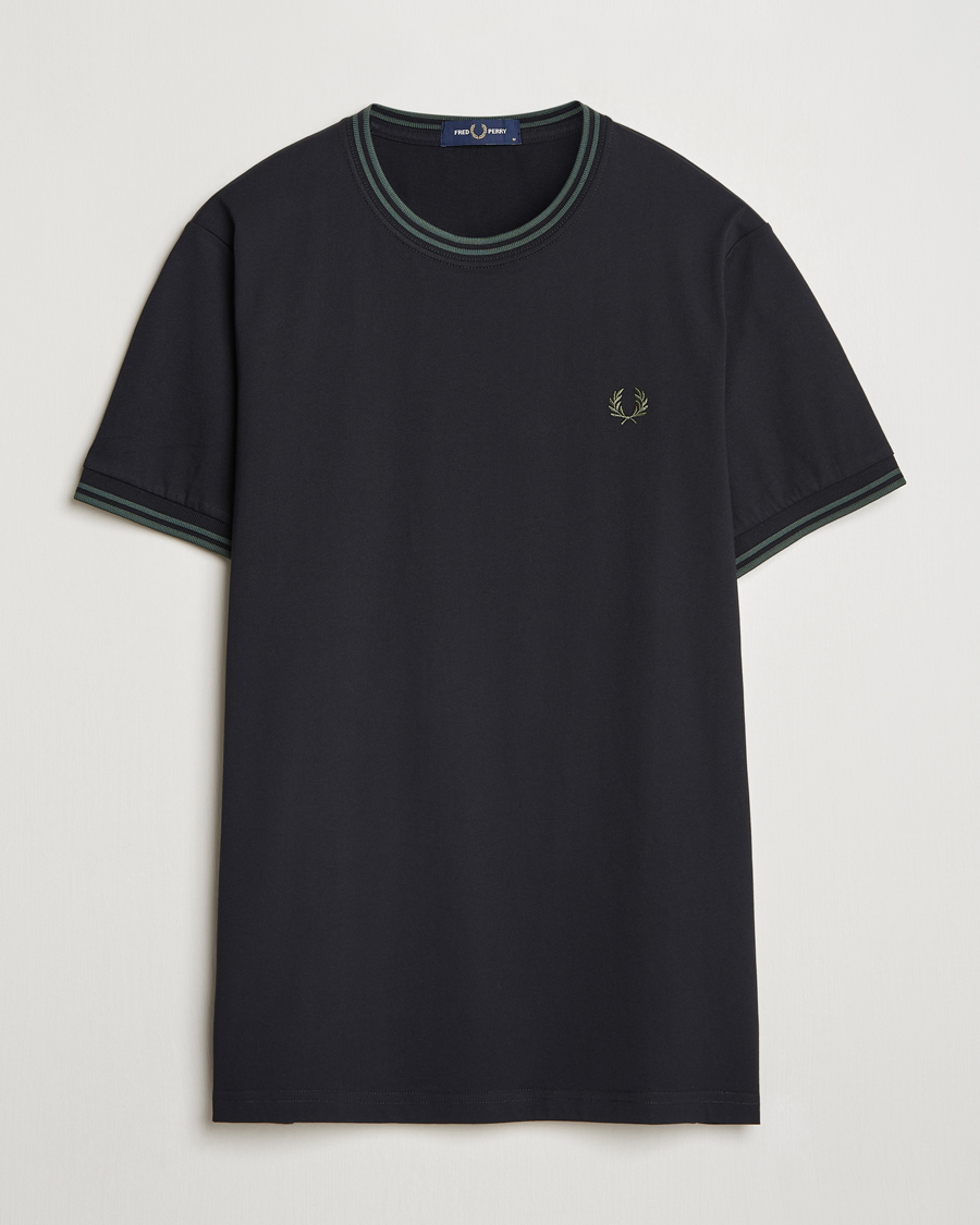 Homme | T-shirts | Fred Perry | Twin Tipped T-Shirt Black