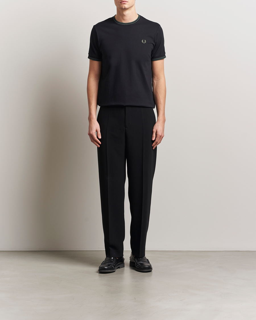 Homme | T-shirts | Fred Perry | Twin Tipped T-Shirt Black