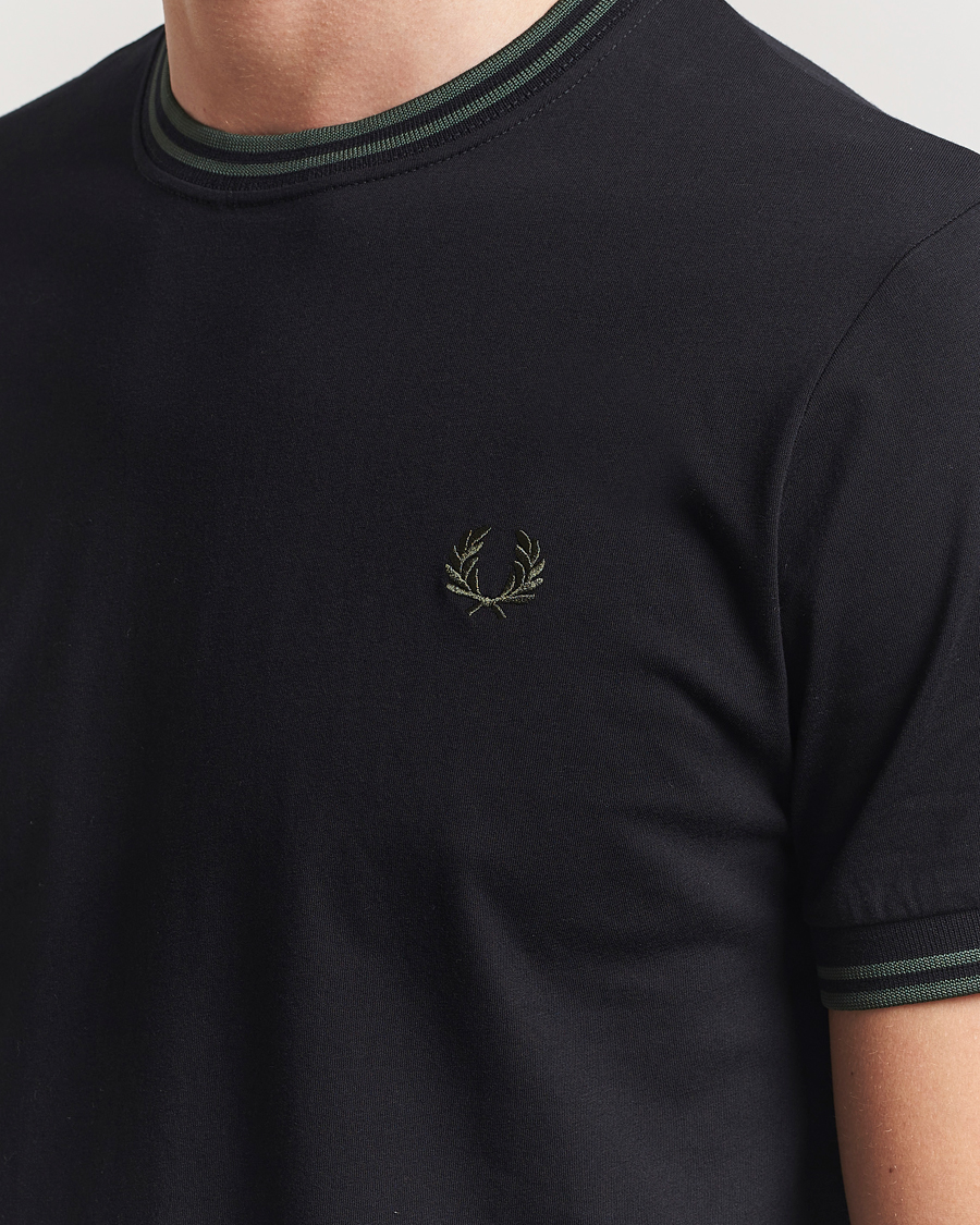 Homme | T-shirts | Fred Perry | Twin Tipped T-Shirt Black