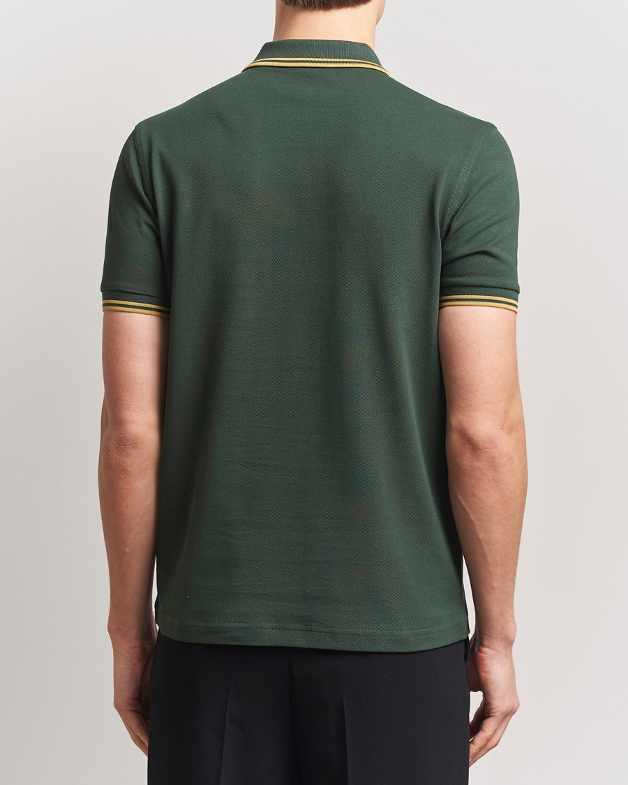 Homme | Polos | Fred Perry | Twin Tipped Polo Shirt Court Green