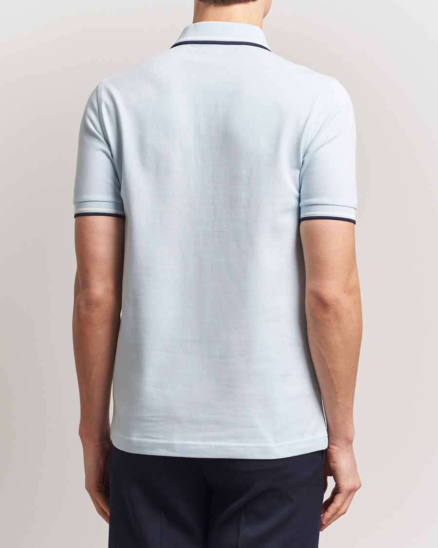 Homme | Polos | Fred Perry | Twin Tipped Polo Shirt Light Ice