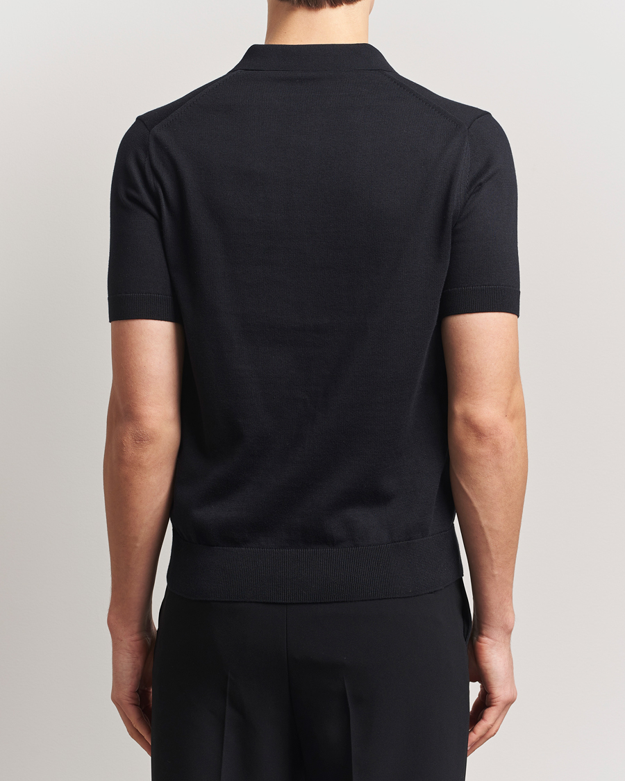 Homme | Polos | Fred Perry | Cotton Knitted Polo Black