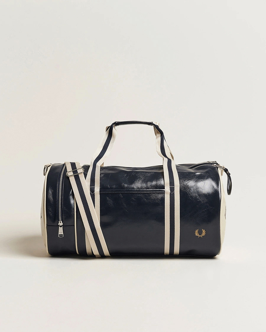 Homme | Sacs | Fred Perry | Classic Barrel Bag Navy/Ecru