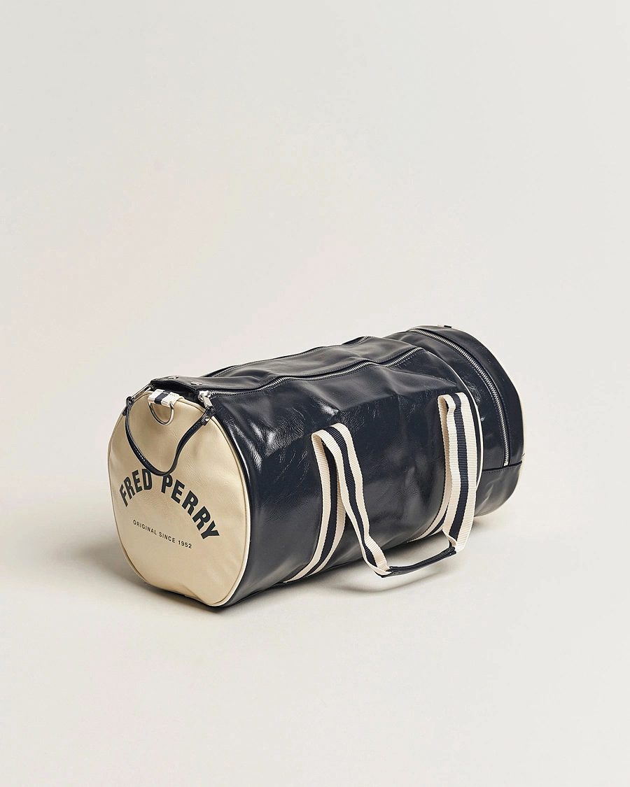 Homme | Sacs | Fred Perry | Classic Barrel Bag Navy/Ecru