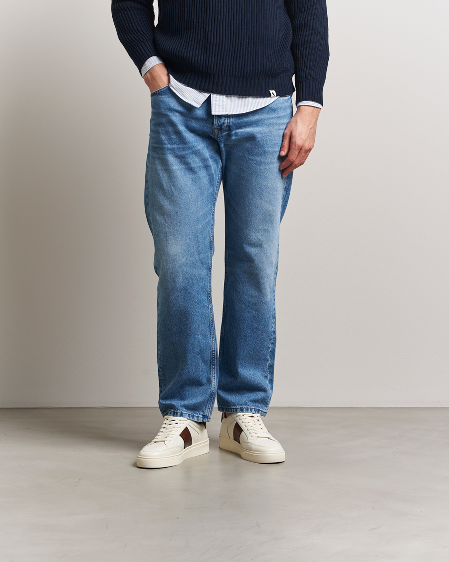 Homme | GANT Mc Julien Taped Sneaker Off White/Cognac | GANT | Mc Julien Taped Sneaker Off White/Cognac