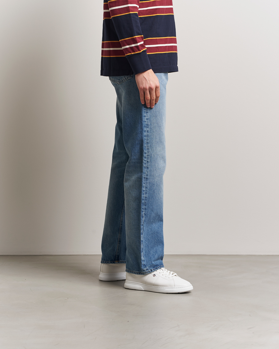 Homme | GANT Joree Lightweight Leather Sneaker White | GANT | Joree Lightweight Leather Sneaker White