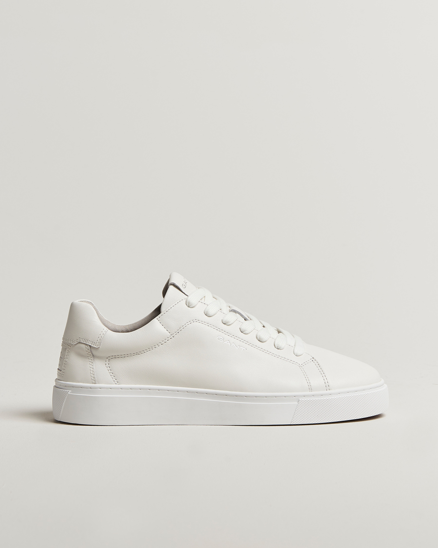 Homme | GANT Mc Julien Leather Sneaker White | GANT | Mc Julien Leather Sneaker White