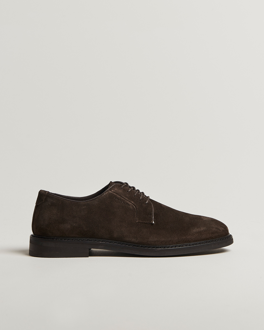 Homme | GANT Bidford Suede Derby Ebony Brown | GANT | Bidford Suede Derby Ebony Brown
