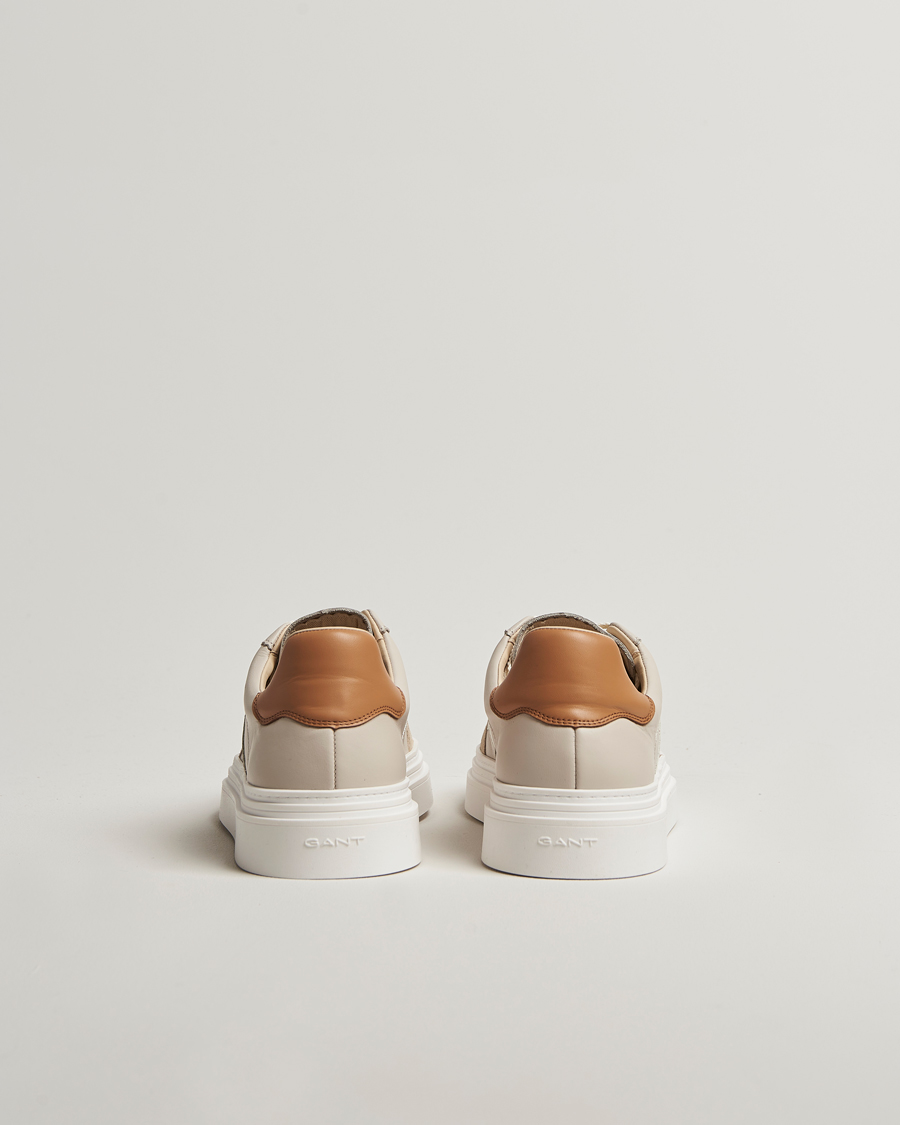 Homme | GANT Cuzmoon Leather Sneaker Beige/Cream | GANT | Cuzmoon Leather Sneaker Beige/Cream