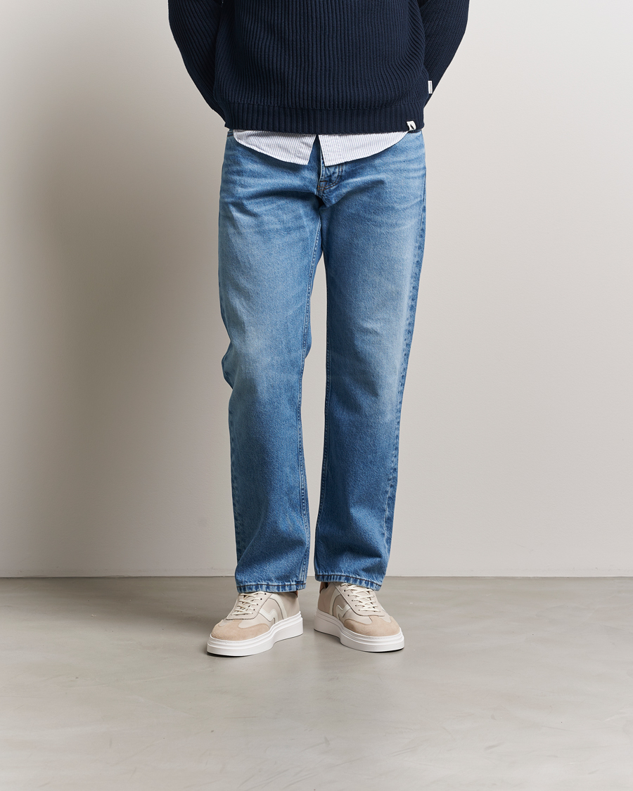 Homme | GANT Cuzmoon Leather Sneaker Beige/Cream | GANT | Cuzmoon Leather Sneaker Beige/Cream