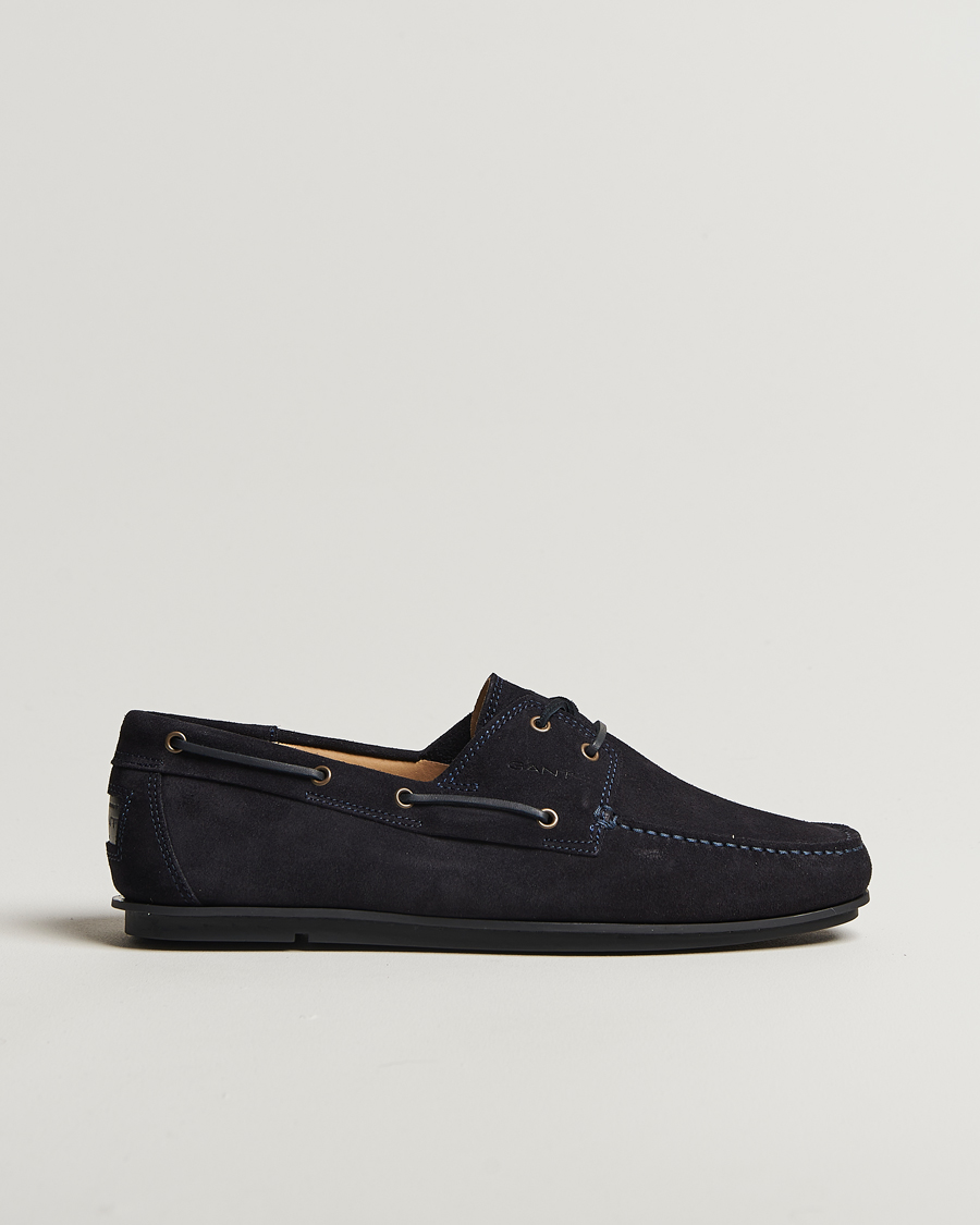 Homme | GANT Wilmon Suede Moccasin Marine | GANT | Wilmon Suede Moccasin Marine