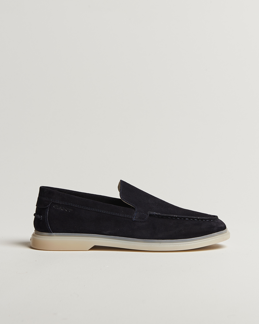 Homme | GANT Boery Suede Loafer Marine | GANT | Boery Suede Loafer Marine