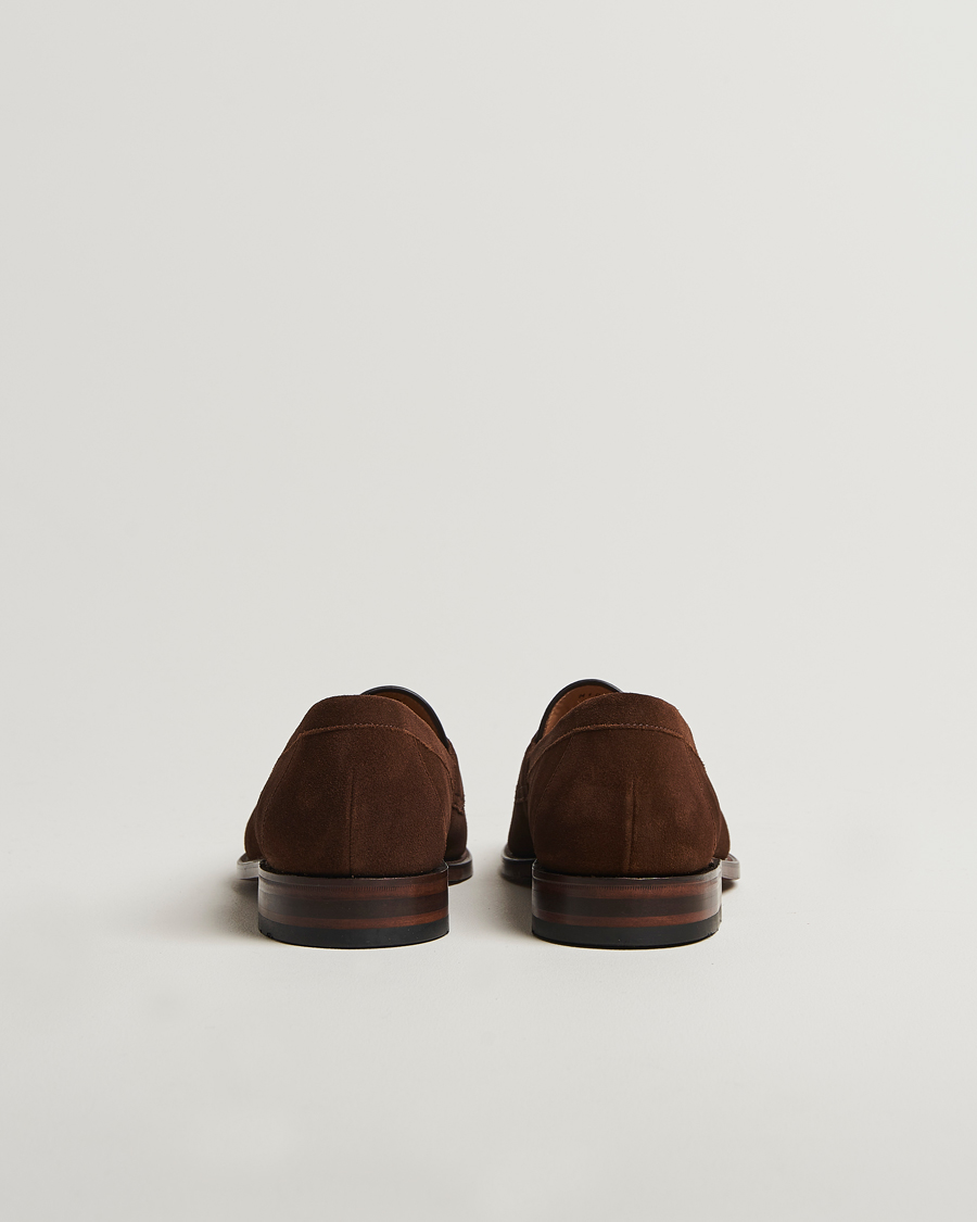 Homme | Loafers | Loake Shoemakers | Loake 1880 Imperial Suede Loafers Brown