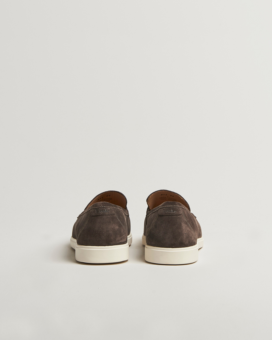 Homme | Loafers | Loake Shoemakers | Tuscany Suede Loafer Anthracite