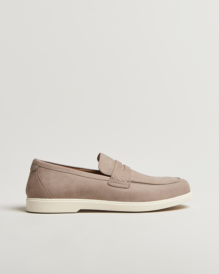 Homme | Loafers | Loake 1880 | Como Nubuck Loafers Grey
