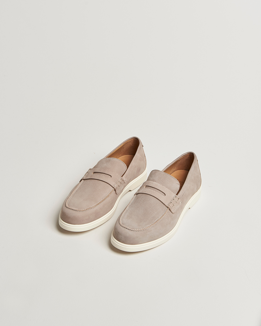 Homme | Loafers | Loake 1880 | Como Nubuck Loafers Grey