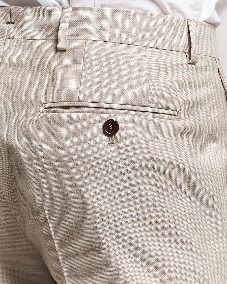 Homme | Pantalons | Morris | Heritage Prestige Structured Suit Trousers Beige