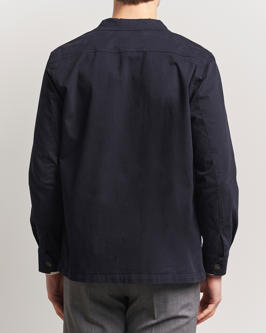 Homme | Chemises | Oscar Jacobson | Safari Shirt Jacket Navy