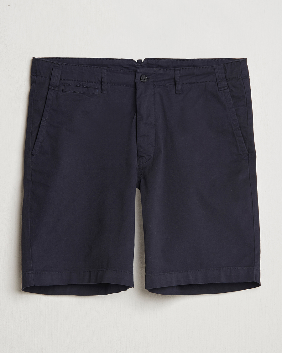 Homme | Shorts | Oscar Jacobson | Poggio Cotton Shorts Navy