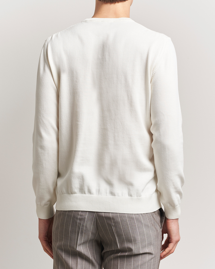 Homme | Pulls Et Tricots | Oscar Jacobson | Blake Knitted Cotton Crew White