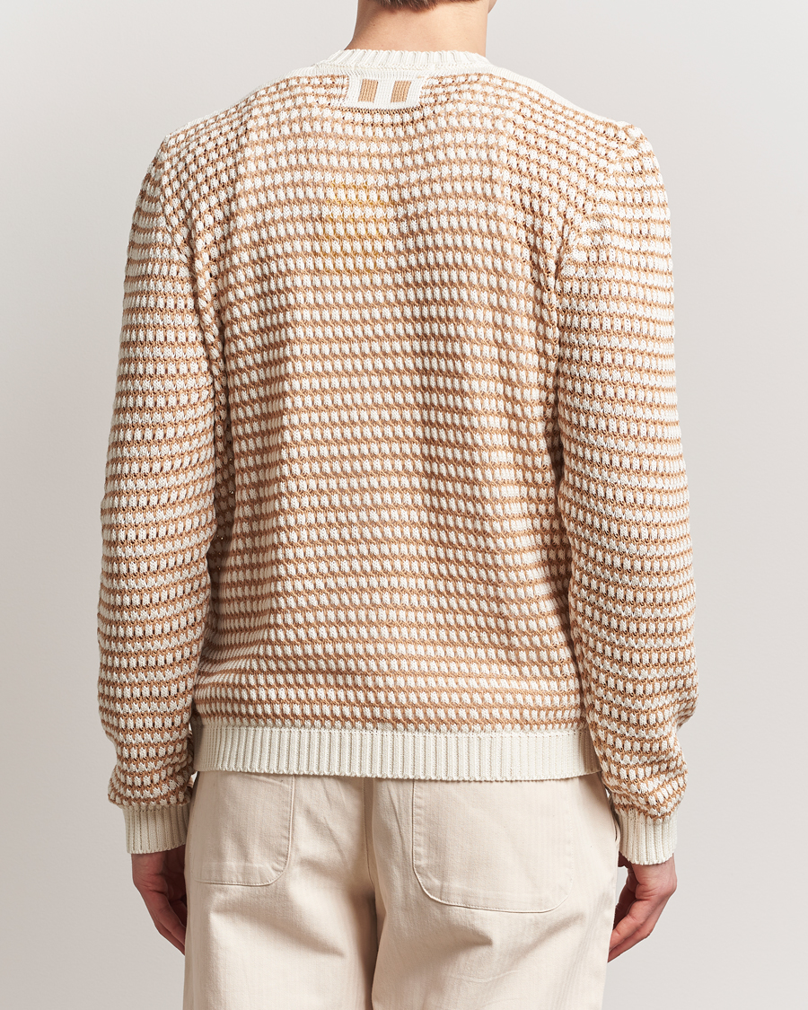 Homme | Pulls Et Tricots | Peregrine | Island Crochet Knitted Jumper White