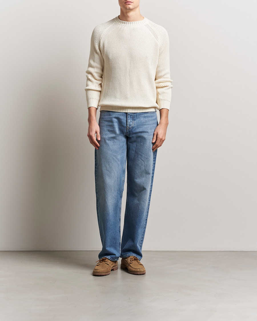 Homme | Pulls Et Tricots | Peregrine | Harry Organic Cotton Sweater White