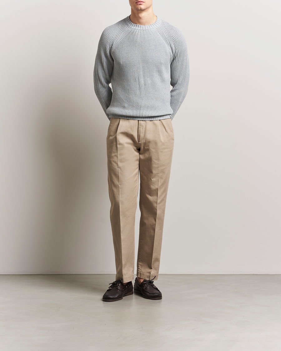 Homme | Pulls Et Tricots | Peregrine | Harry Organic Cotton Sweater Washed Denim